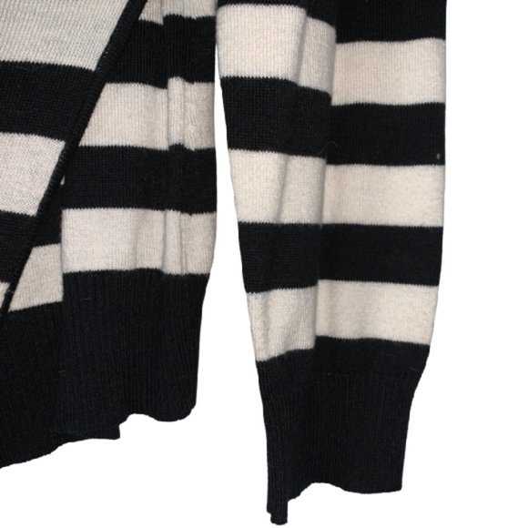 Kenneth Cole New York Striped Wrap Sweater - Picture 3 of 6